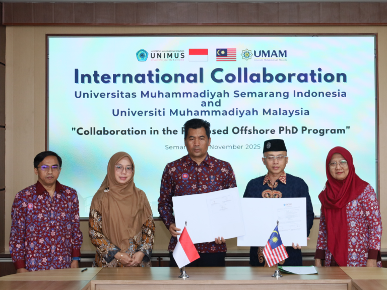 FEB, FIPH, dan Pascasarjana UNIMUS Jalin Kerja Sama Offshore PhD dengan UMAM Malaysia