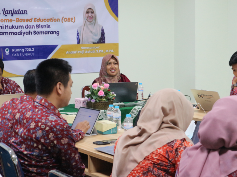 FEHBi UNIMUS Gelar Pendampingan Lanjutan Penyusunan Kurikulum Berbasis Outcome-Based Education (OBE)